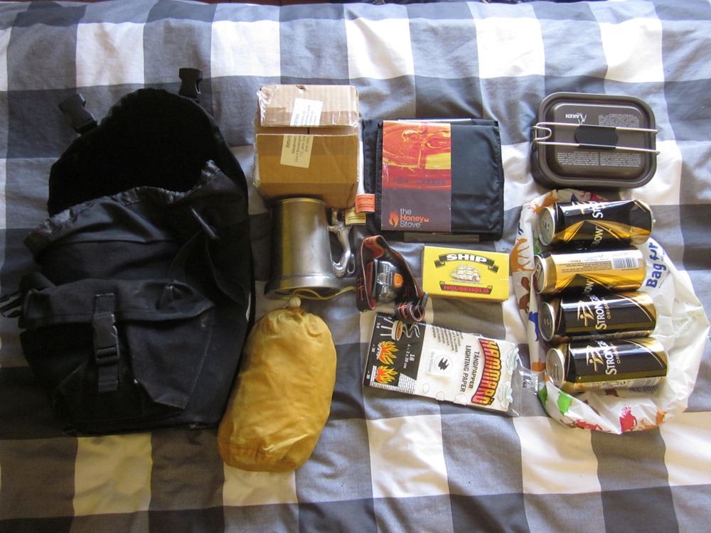 Contents of front left pannier