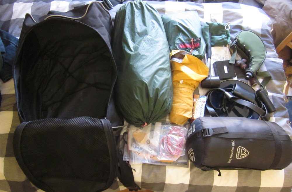 Contents of trailer bag