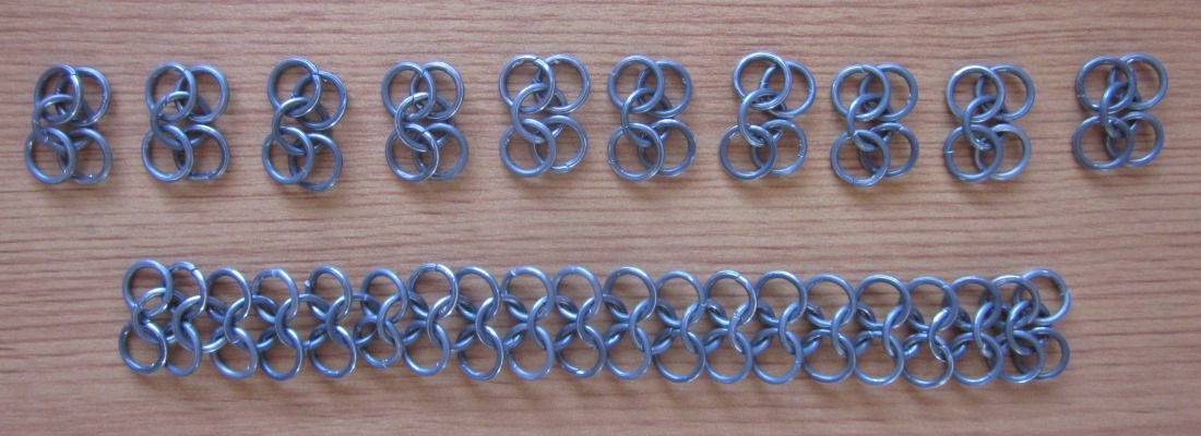 10 bunches joined together