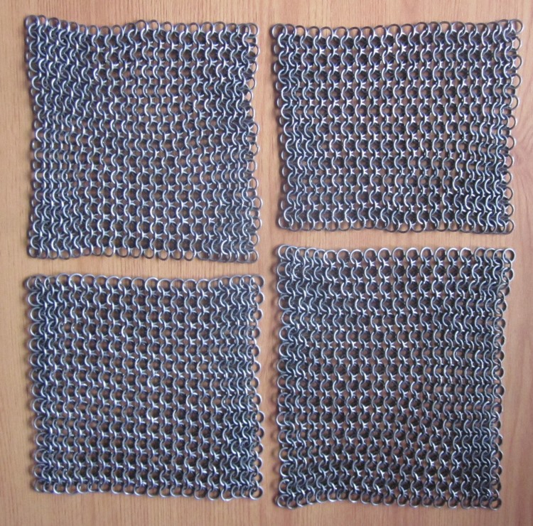 4 differently sized sections in a square
