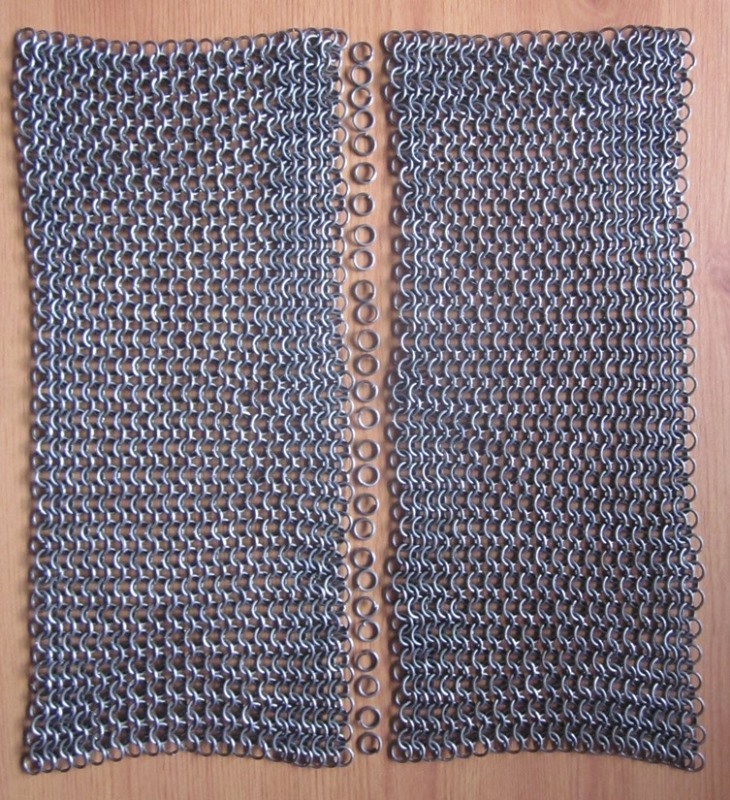 2 rectangles of 14 strips