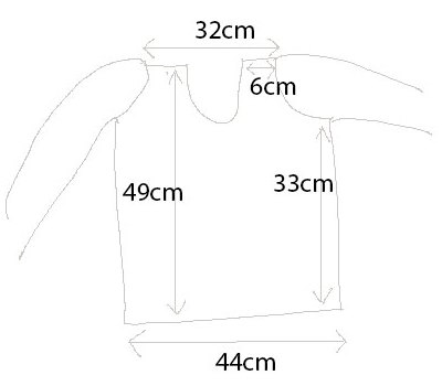 Anorak dimensions