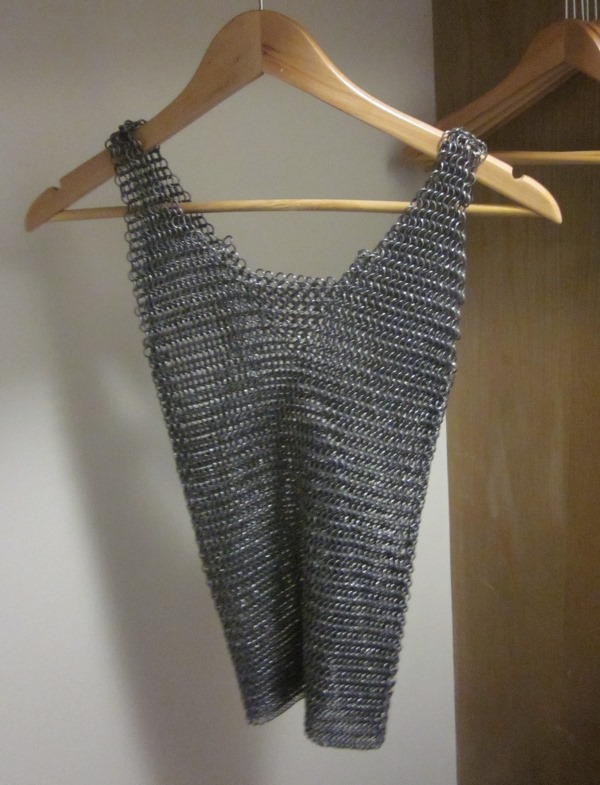 Completed shirt on hanger