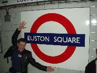 John Kirk at Euston Station