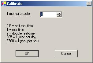 Calibration screen